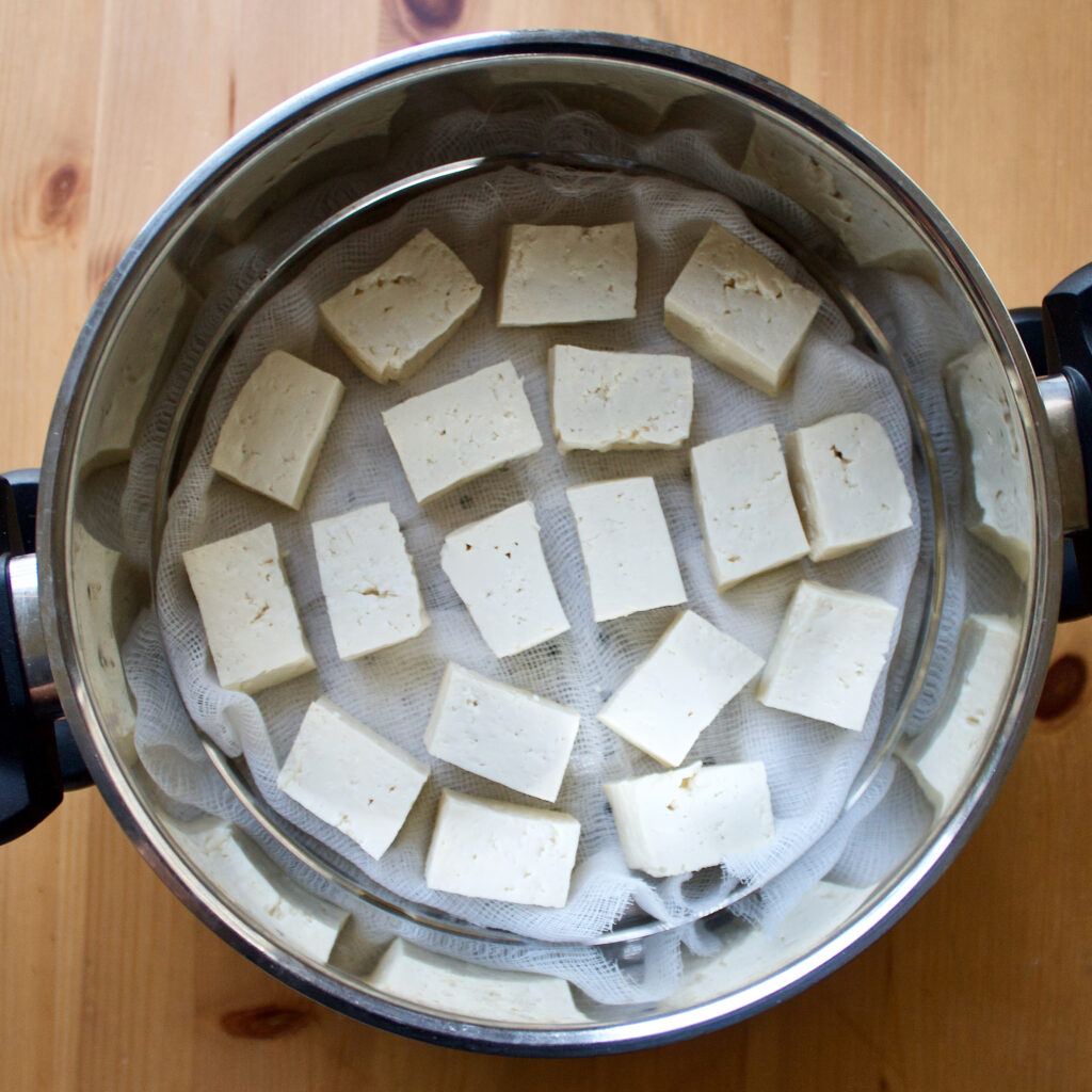 Fermentación de tofu día 1